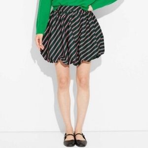 NWT Adult Wicked Striped Bubble Graphic Mini Skirt